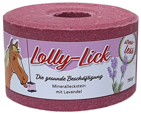 Lolly lick liksteen met lavendel